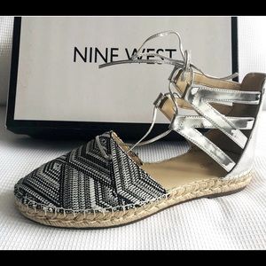 NINE WEST | Flat Mono Espadrilles